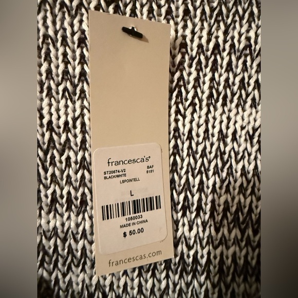 Francesca’s Alisha Pointelle Pullover - Picture 6 of 9